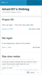Mobile Screenshot of isham101.wordpress.com
