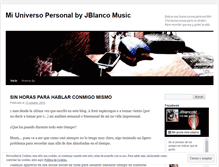 Tablet Screenshot of jblancomusic.wordpress.com