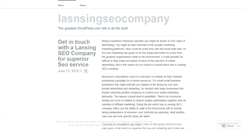 Desktop Screenshot of lasnsingseocompany.wordpress.com