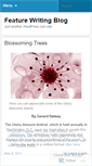 Mobile Screenshot of gerardfeaturewriting.wordpress.com