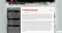 Desktop Screenshot of casuallygaming.wordpress.com