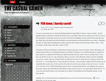 Tablet Screenshot of casuallygaming.wordpress.com