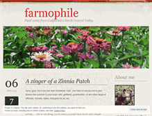 Tablet Screenshot of farmophile.wordpress.com