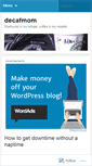 Mobile Screenshot of decafmom.wordpress.com