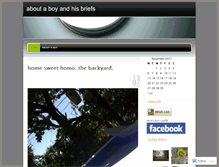 Tablet Screenshot of aboutaboyandhisbriefs.wordpress.com