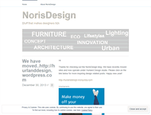 Tablet Screenshot of norisdesign.wordpress.com