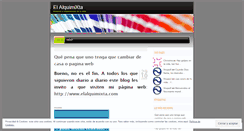 Desktop Screenshot of elalquimixta.wordpress.com