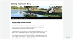 Desktop Screenshot of calminghypnosis.wordpress.com