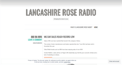 Desktop Screenshot of lancashireroseradio.wordpress.com