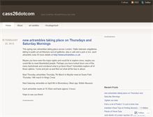 Tablet Screenshot of cass26dotcom.wordpress.com