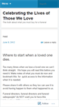 Mobile Screenshot of celebratelives.wordpress.com