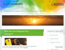 Tablet Screenshot of bodhimoments.wordpress.com