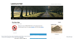 Desktop Screenshot of lakehursthall.wordpress.com