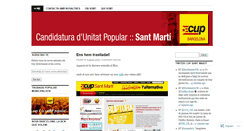 Desktop Screenshot of cupsantmarti.wordpress.com