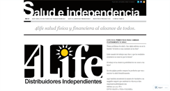 Desktop Screenshot of 4lifesalud.wordpress.com