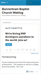 Mobile Screenshot of bannertownbaptist.wordpress.com