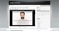 Desktop Screenshot of nachoproy.wordpress.com