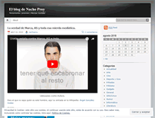 Tablet Screenshot of nachoproy.wordpress.com