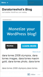 Mobile Screenshot of daratorreshot.wordpress.com