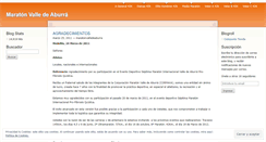 Desktop Screenshot of maratonvalledeaburra.wordpress.com