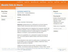 Tablet Screenshot of maratonvalledeaburra.wordpress.com