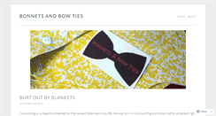 Desktop Screenshot of bonnetsandbowties.wordpress.com