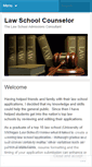 Mobile Screenshot of lawschoolcounselor.wordpress.com