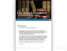 Tablet Screenshot of lawschoolcounselor.wordpress.com