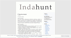 Desktop Screenshot of indahunt.wordpress.com