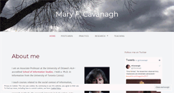 Desktop Screenshot of mfcavanagh.wordpress.com