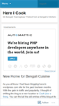 Mobile Screenshot of bengalicuisine.wordpress.com