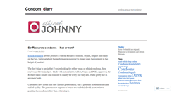 Desktop Screenshot of condomdiary.wordpress.com