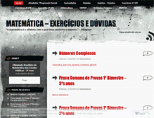 Tablet Screenshot of matematicaetecapc.wordpress.com