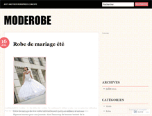 Tablet Screenshot of moderobe.wordpress.com