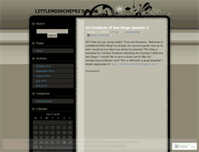 Tablet Screenshot of littlemisschef92.wordpress.com