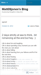Mobile Screenshot of matt09jones.wordpress.com