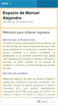 Mobile Screenshot of manuellosprietos13.wordpress.com