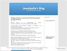 Tablet Screenshot of jewelpelle.wordpress.com