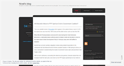 Desktop Screenshot of nivellism.wordpress.com