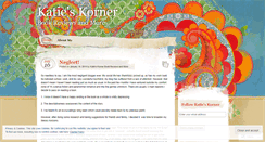 Desktop Screenshot of katieskornerbookreviews.wordpress.com