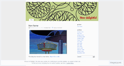 Desktop Screenshot of howdelightful.wordpress.com