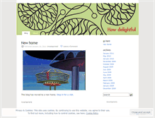 Tablet Screenshot of howdelightful.wordpress.com