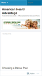 Mobile Screenshot of americanhealthadvantage.wordpress.com