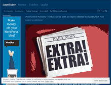 Tablet Screenshot of lowellmimspro.wordpress.com
