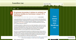 Desktop Screenshot of lunettesvue.wordpress.com