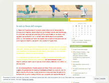 Tablet Screenshot of alejandroml.wordpress.com
