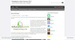 Desktop Screenshot of phlurbsem2011.wordpress.com