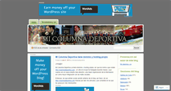 Desktop Screenshot of columnadeportiva.wordpress.com