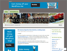 Tablet Screenshot of columnadeportiva.wordpress.com