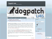 Tablet Screenshot of dogpatchblog.wordpress.com